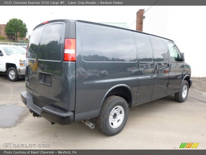 Cyber Gray Metallic / Medium Pewter 2015 Chevrolet Express 3500 Cargo WT