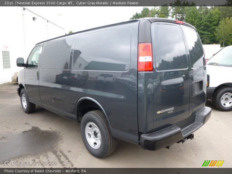Cyber Gray Metallic / Medium Pewter 2015 Chevrolet Express 3500 Cargo WT