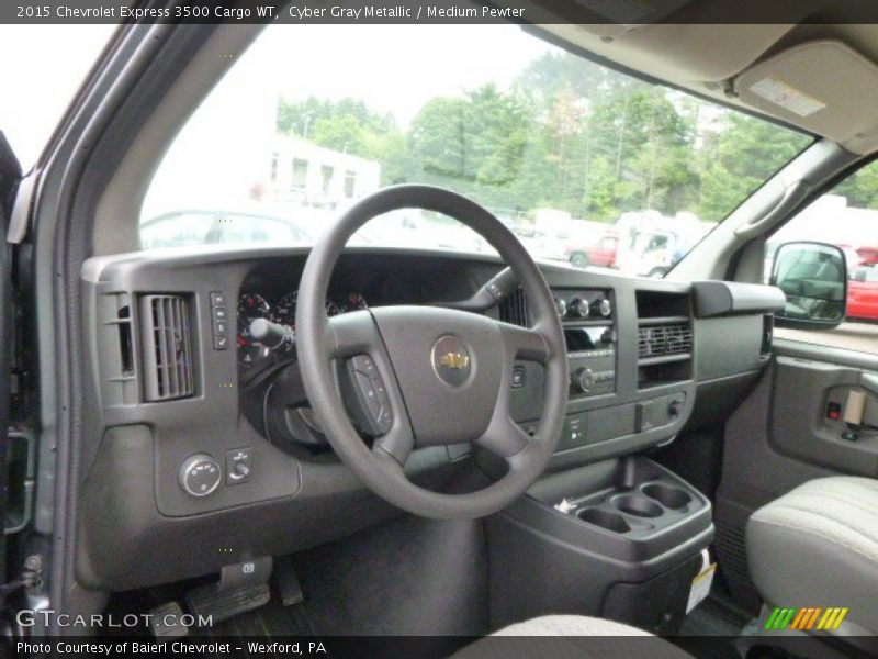 Cyber Gray Metallic / Medium Pewter 2015 Chevrolet Express 3500 Cargo WT