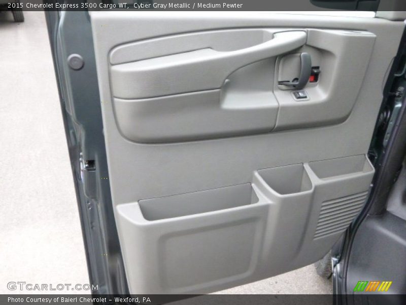 Cyber Gray Metallic / Medium Pewter 2015 Chevrolet Express 3500 Cargo WT