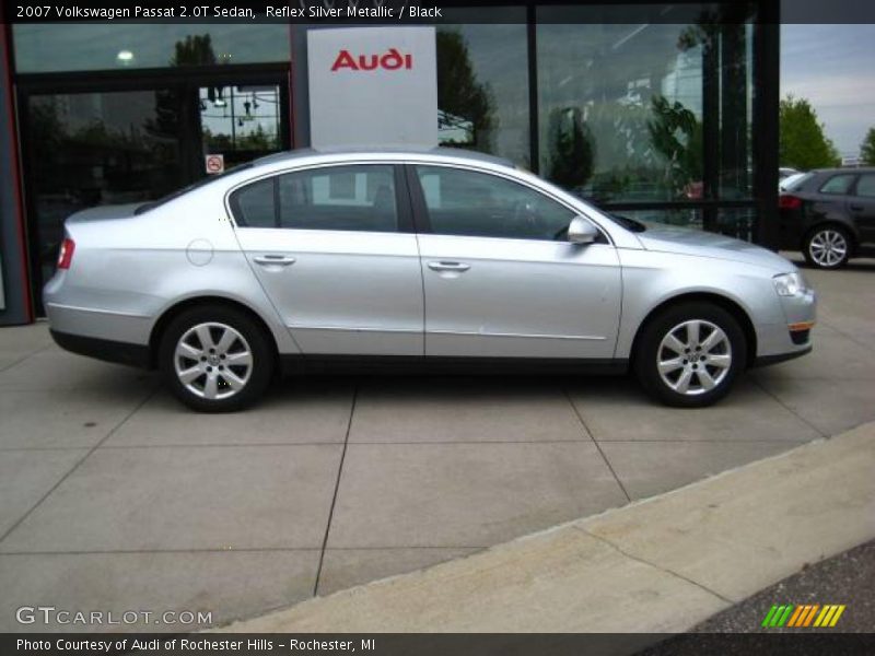 Reflex Silver Metallic / Black 2007 Volkswagen Passat 2.0T Sedan