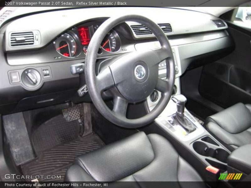 Reflex Silver Metallic / Black 2007 Volkswagen Passat 2.0T Sedan