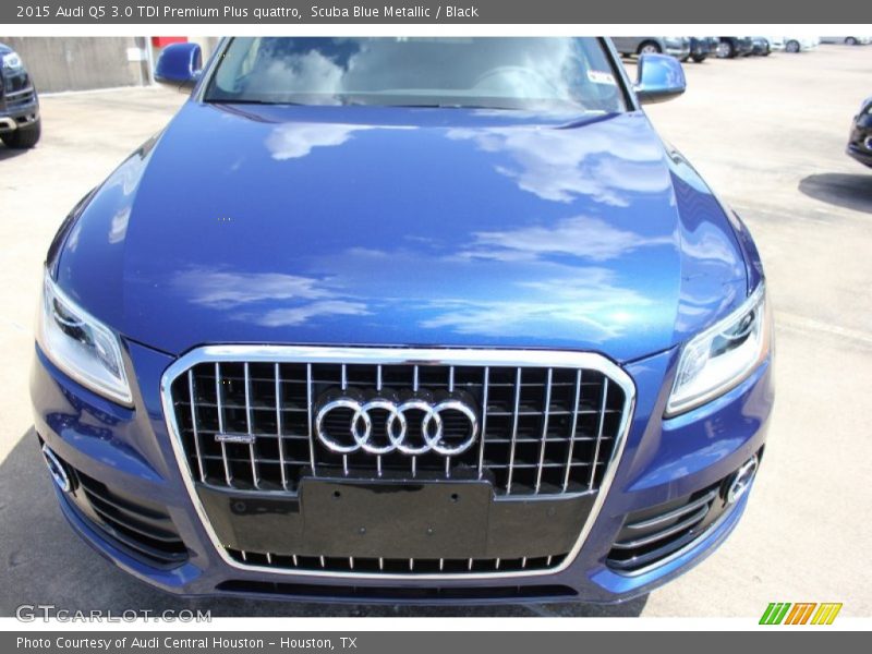 Scuba Blue Metallic / Black 2015 Audi Q5 3.0 TDI Premium Plus quattro