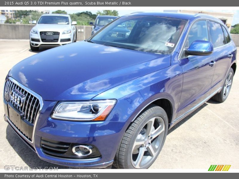 Scuba Blue Metallic / Black 2015 Audi Q5 3.0 TDI Premium Plus quattro