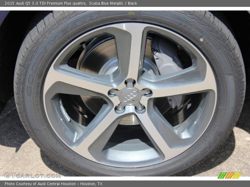 Scuba Blue Metallic / Black 2015 Audi Q5 3.0 TDI Premium Plus quattro