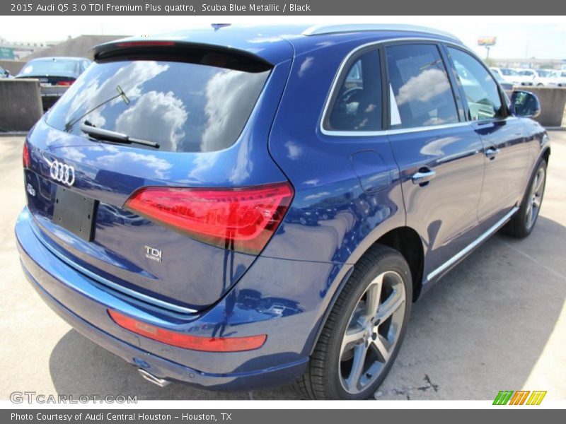 Scuba Blue Metallic / Black 2015 Audi Q5 3.0 TDI Premium Plus quattro