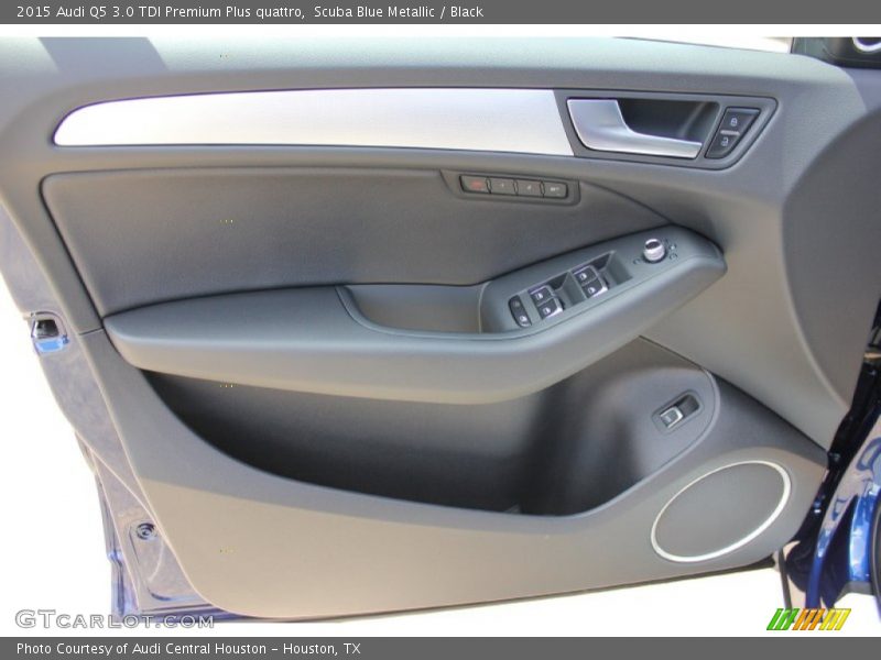 Scuba Blue Metallic / Black 2015 Audi Q5 3.0 TDI Premium Plus quattro
