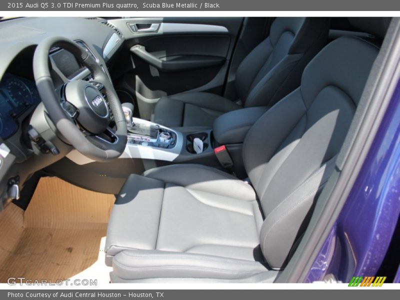 Scuba Blue Metallic / Black 2015 Audi Q5 3.0 TDI Premium Plus quattro