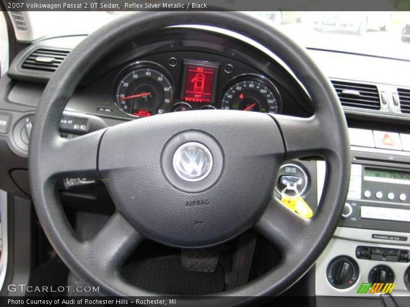 Reflex Silver Metallic / Black 2007 Volkswagen Passat 2.0T Sedan