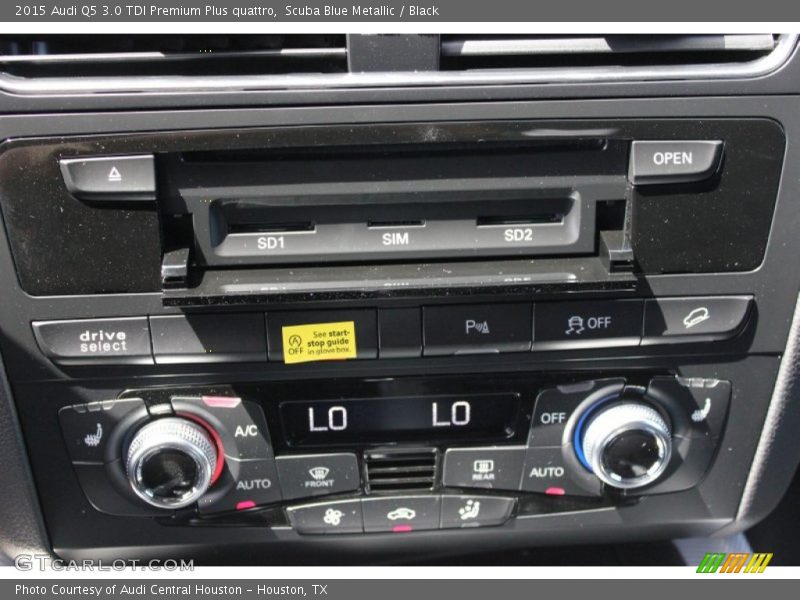 Scuba Blue Metallic / Black 2015 Audi Q5 3.0 TDI Premium Plus quattro