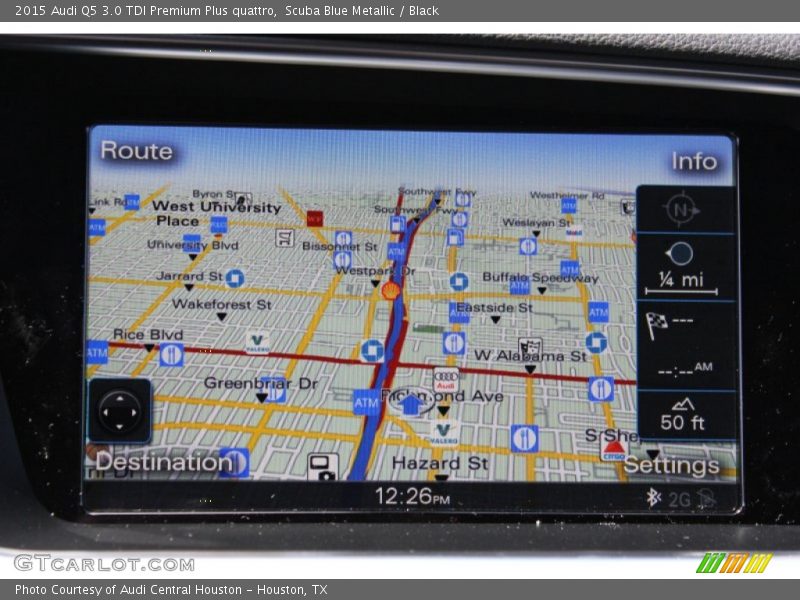 Scuba Blue Metallic / Black 2015 Audi Q5 3.0 TDI Premium Plus quattro