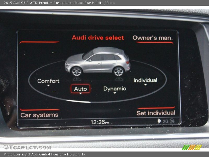 Scuba Blue Metallic / Black 2015 Audi Q5 3.0 TDI Premium Plus quattro