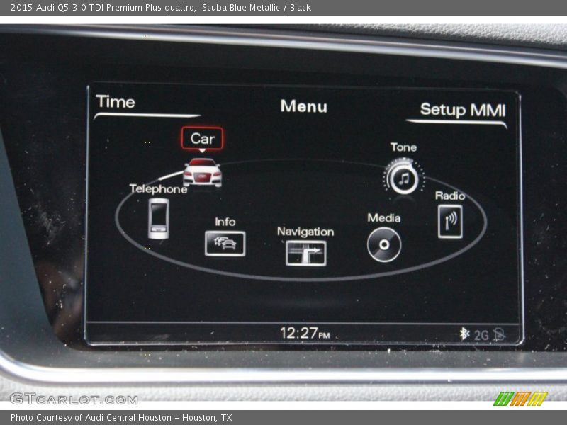 Scuba Blue Metallic / Black 2015 Audi Q5 3.0 TDI Premium Plus quattro