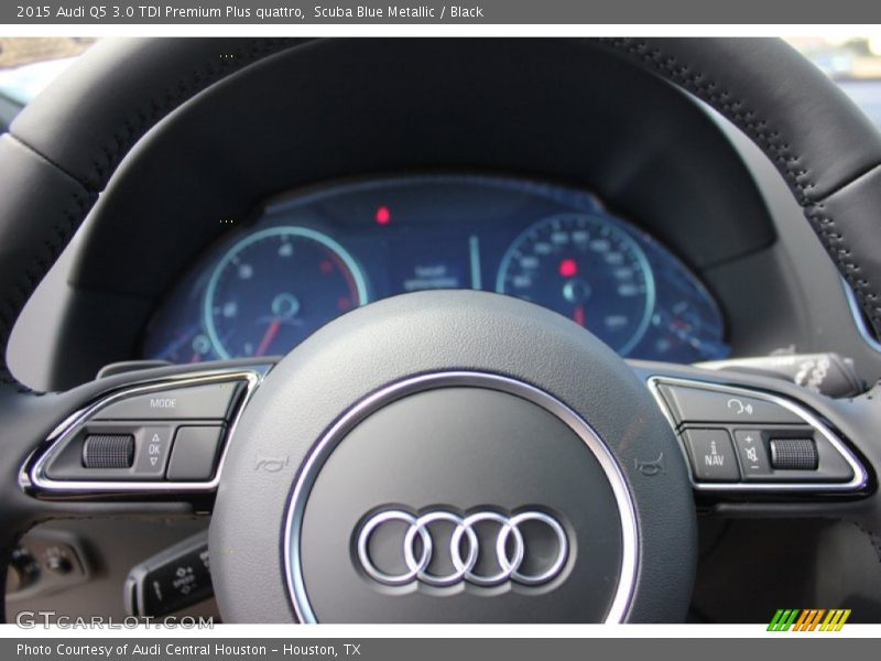 Scuba Blue Metallic / Black 2015 Audi Q5 3.0 TDI Premium Plus quattro