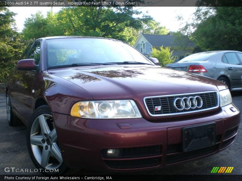 Hibiscus Red Pearl Effect / Onyx/Silver 2000 Audi S4 2.7T quattro Sedan