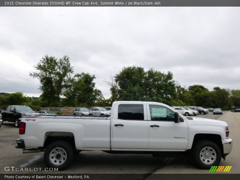 Summit White / Jet Black/Dark Ash 2015 Chevrolet Silverado 3500HD WT Crew Cab 4x4