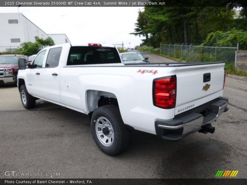Summit White / Jet Black/Dark Ash 2015 Chevrolet Silverado 3500HD WT Crew Cab 4x4