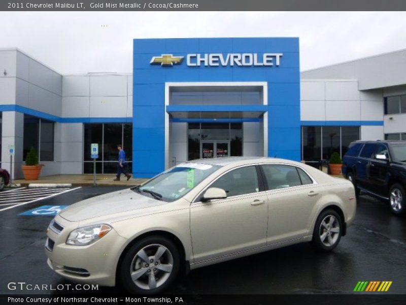 Gold Mist Metallic / Cocoa/Cashmere 2011 Chevrolet Malibu LT