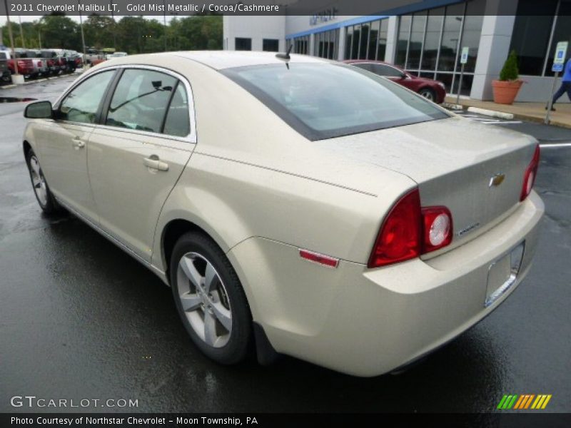 Gold Mist Metallic / Cocoa/Cashmere 2011 Chevrolet Malibu LT