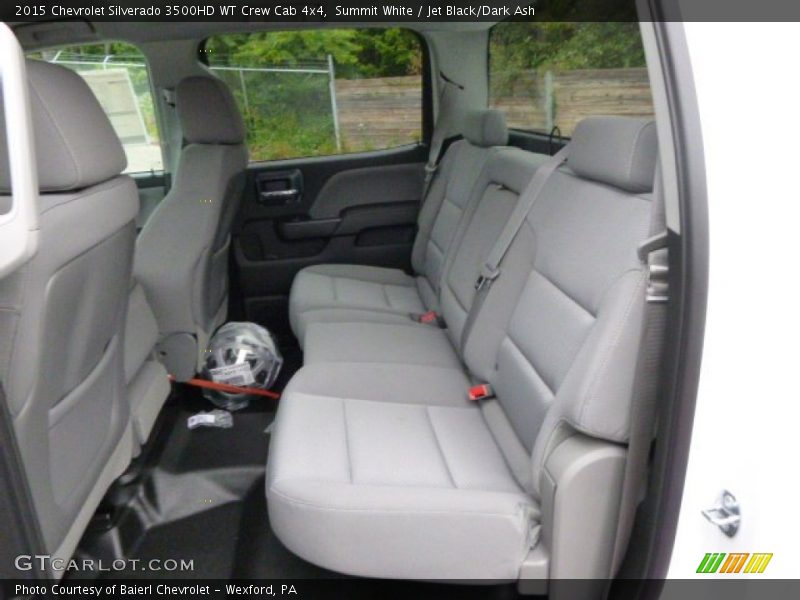 Rear Seat of 2015 Silverado 3500HD WT Crew Cab 4x4