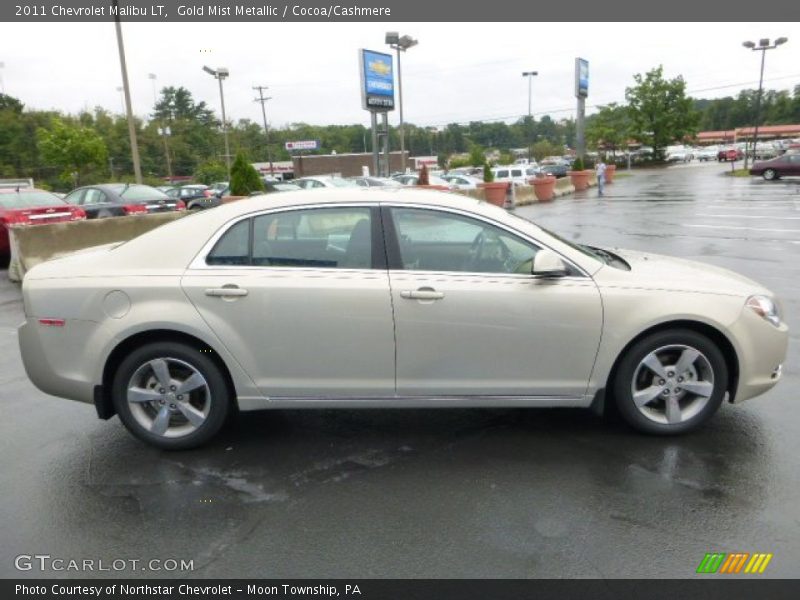 Gold Mist Metallic / Cocoa/Cashmere 2011 Chevrolet Malibu LT
