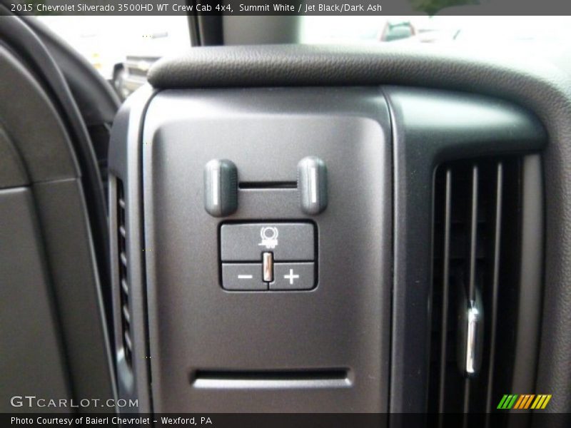 Summit White / Jet Black/Dark Ash 2015 Chevrolet Silverado 3500HD WT Crew Cab 4x4