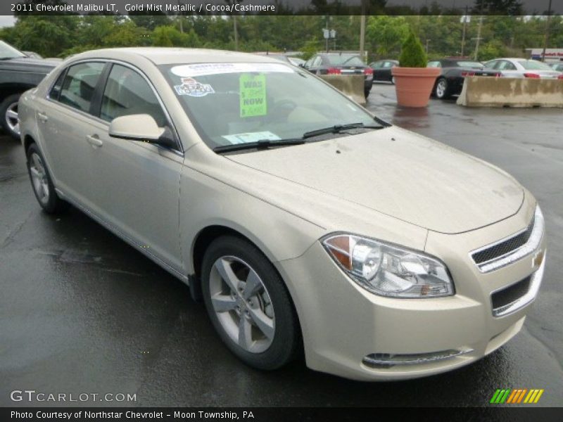 Gold Mist Metallic / Cocoa/Cashmere 2011 Chevrolet Malibu LT