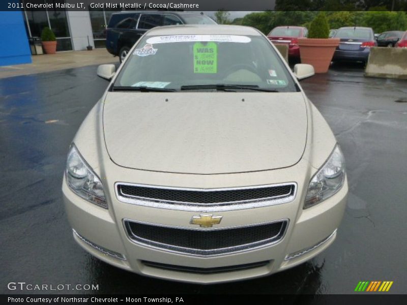Gold Mist Metallic / Cocoa/Cashmere 2011 Chevrolet Malibu LT