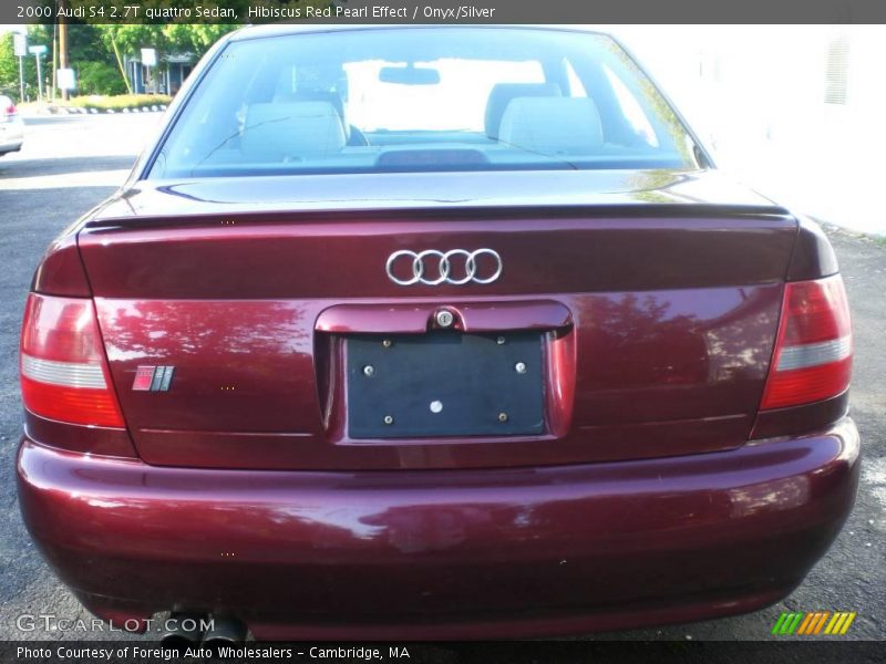 Hibiscus Red Pearl Effect / Onyx/Silver 2000 Audi S4 2.7T quattro Sedan