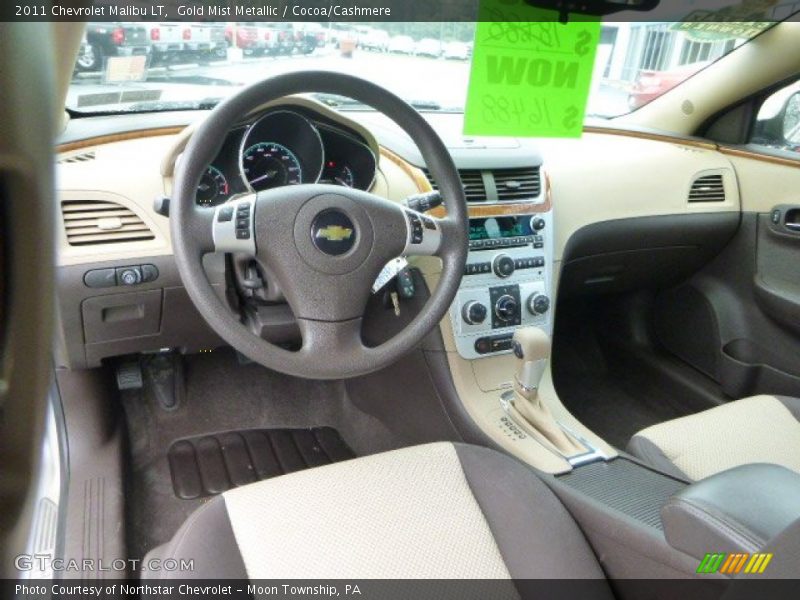 Gold Mist Metallic / Cocoa/Cashmere 2011 Chevrolet Malibu LT