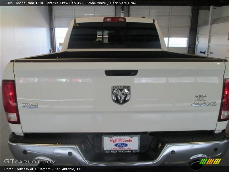 Stone White / Dark Slate Gray 2009 Dodge Ram 1500 Laramie Crew Cab 4x4