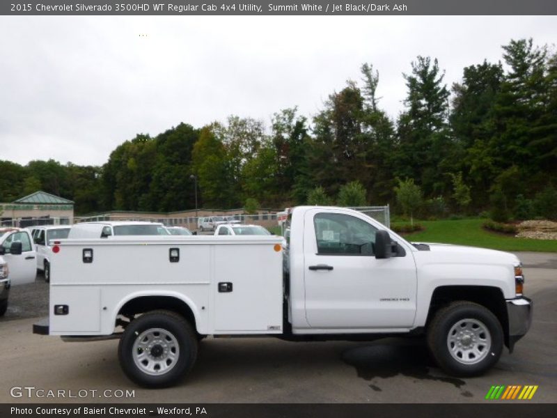 Summit White / Jet Black/Dark Ash 2015 Chevrolet Silverado 3500HD WT Regular Cab 4x4 Utility