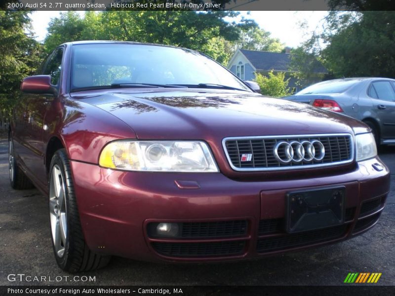 Hibiscus Red Pearl Effect / Onyx/Silver 2000 Audi S4 2.7T quattro Sedan