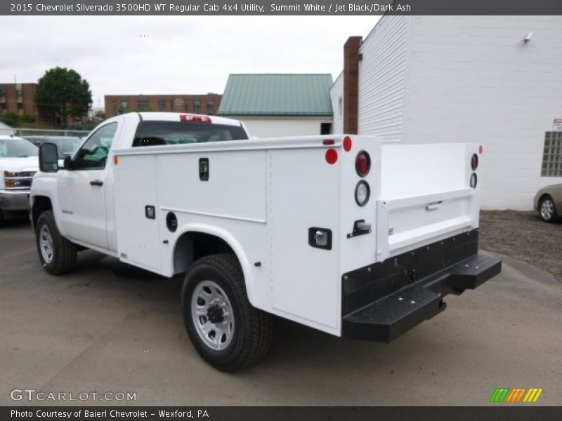 Summit White / Jet Black/Dark Ash 2015 Chevrolet Silverado 3500HD WT Regular Cab 4x4 Utility