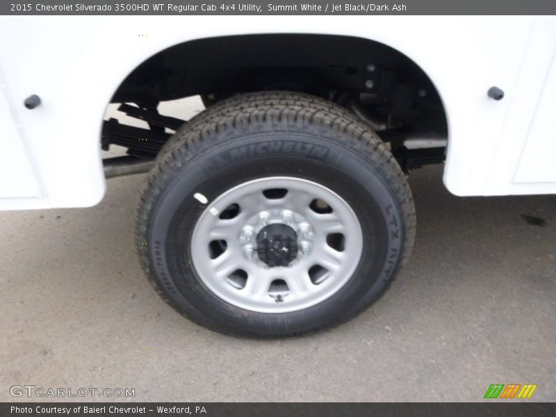 Summit White / Jet Black/Dark Ash 2015 Chevrolet Silverado 3500HD WT Regular Cab 4x4 Utility