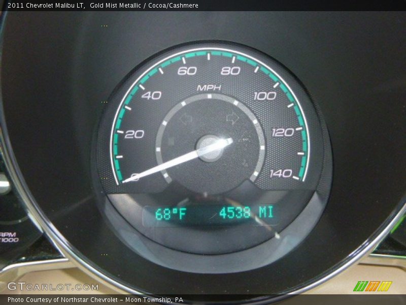 Gold Mist Metallic / Cocoa/Cashmere 2011 Chevrolet Malibu LT
