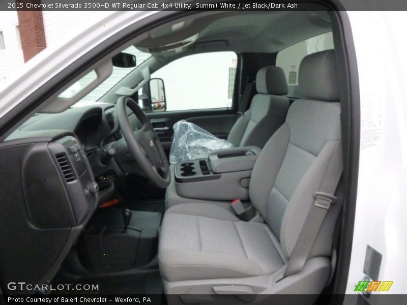 Summit White / Jet Black/Dark Ash 2015 Chevrolet Silverado 3500HD WT Regular Cab 4x4 Utility