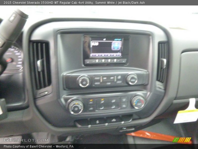 Summit White / Jet Black/Dark Ash 2015 Chevrolet Silverado 3500HD WT Regular Cab 4x4 Utility