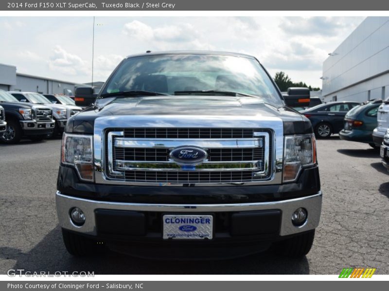 Tuxedo Black / Steel Grey 2014 Ford F150 XLT SuperCab