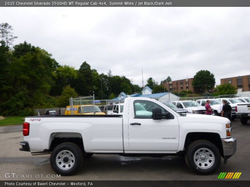 Summit White / Jet Black/Dark Ash 2015 Chevrolet Silverado 3500HD WT Regular Cab 4x4