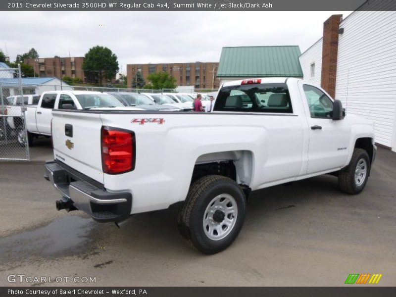 Summit White / Jet Black/Dark Ash 2015 Chevrolet Silverado 3500HD WT Regular Cab 4x4
