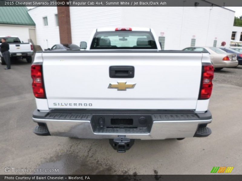 Summit White / Jet Black/Dark Ash 2015 Chevrolet Silverado 3500HD WT Regular Cab 4x4