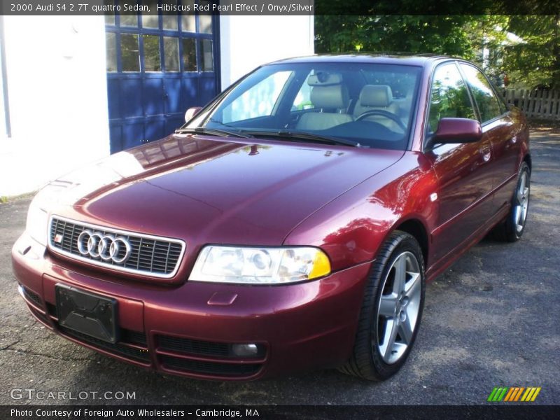 Hibiscus Red Pearl Effect / Onyx/Silver 2000 Audi S4 2.7T quattro Sedan