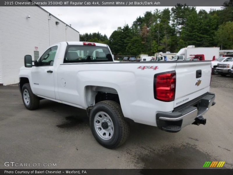 Summit White / Jet Black/Dark Ash 2015 Chevrolet Silverado 3500HD WT Regular Cab 4x4