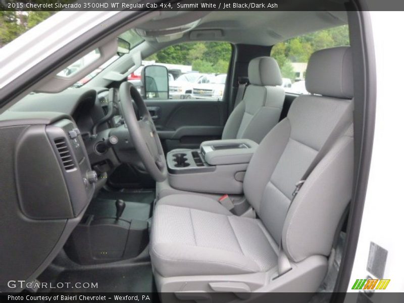 Summit White / Jet Black/Dark Ash 2015 Chevrolet Silverado 3500HD WT Regular Cab 4x4