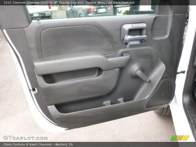 Summit White / Jet Black/Dark Ash 2015 Chevrolet Silverado 3500HD WT Regular Cab 4x4