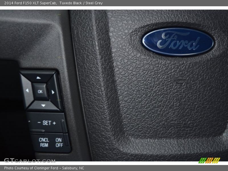 Tuxedo Black / Steel Grey 2014 Ford F150 XLT SuperCab