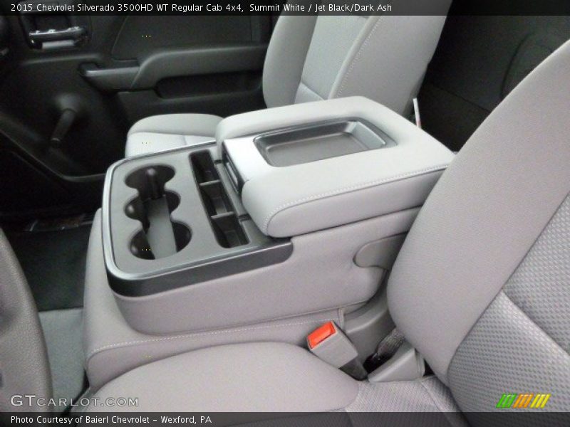 Summit White / Jet Black/Dark Ash 2015 Chevrolet Silverado 3500HD WT Regular Cab 4x4