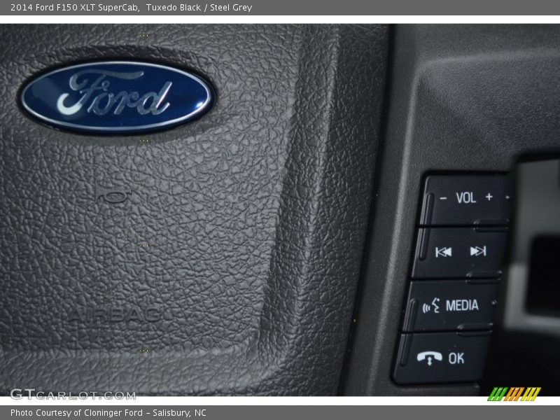 Tuxedo Black / Steel Grey 2014 Ford F150 XLT SuperCab