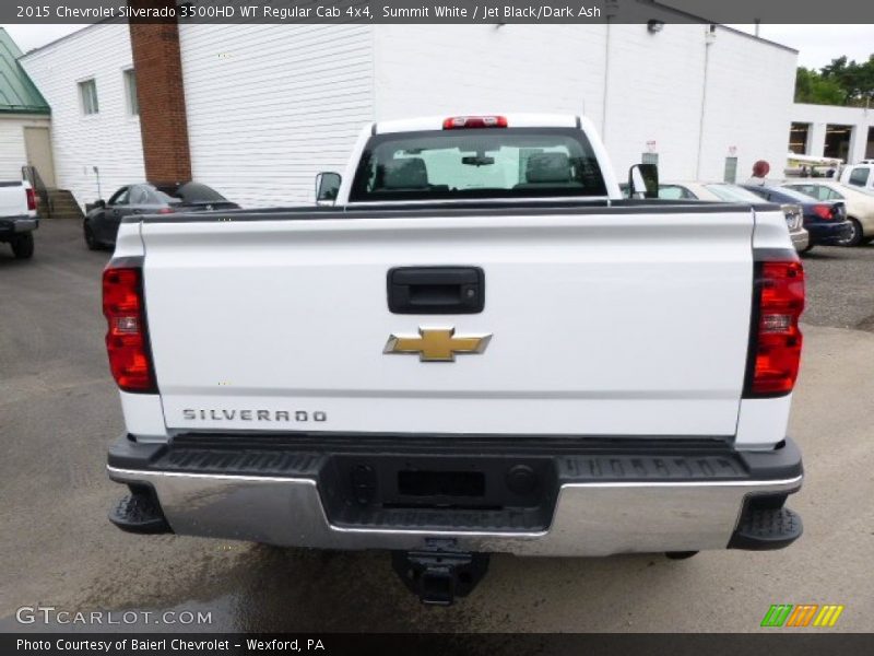 Summit White / Jet Black/Dark Ash 2015 Chevrolet Silverado 3500HD WT Regular Cab 4x4